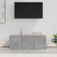 vidaXL Szafka pod TV, szarość betonu, 80x34x30 cm