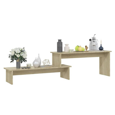 vidaXL Szafka pod TV, dąb sonoma 180x30x43 cm, materiał drewnopochodny