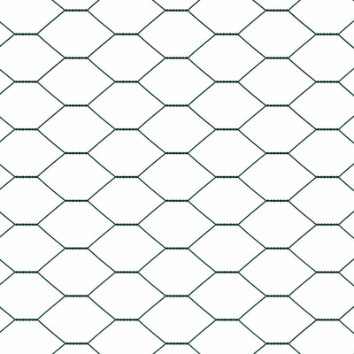 Ogrodzenie heksagonalne 1,6 x 25 m PVC zielony