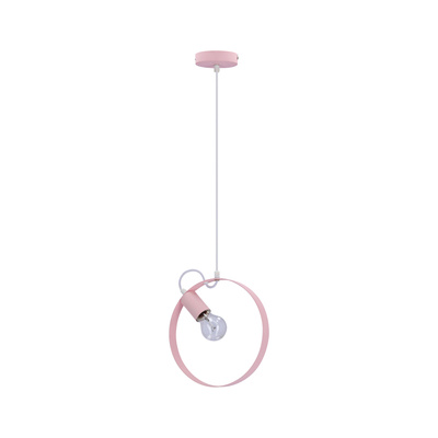Lampa wisząca różowa metalowa Nexo Ledea 50101197