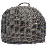 vidaXL Transporter dla kota, szary, 60x45x45 cm, naturalna wiklina