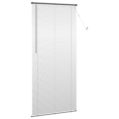 Żaluzja wenecka Srebrnoszary 213 x 80 cm 25 mm PVC