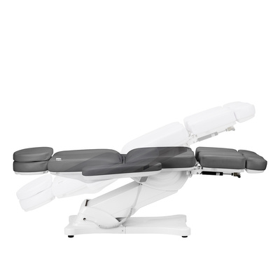 Elektryczny fotel kosmetyczny SILLON CLASSIC 3 silniki z kołyską pedi szary 148293