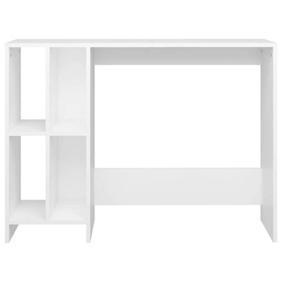 vidaXL Biurko pod laptopa białe 102,5x35x75 cm materiał drewnopochodny
