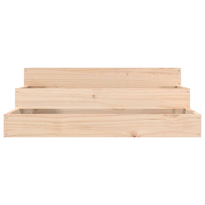 vidaXL Donica, 78x78x27 cm, lite drewno sosnowe