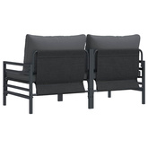 Meble Ogrodowe 2 Sztuka Antracyt 80 x 80 x 71 cm Stal