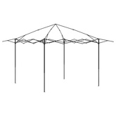 Gazebo z 4 Ścianami 3,3 x 3,3 m Jasnoszary i antracytowy