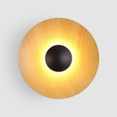 Kinkiet Nowoczesny Drewniany okrągły 45cm 12W Abruzzo Orzo