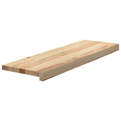 Stopnie schodowe, 20 szt. surowe 70x25x2cm lite drewno dębowe
