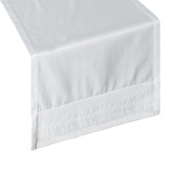 Obrus Mabel biały 35x140