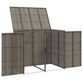 Pojemnik na śmieci 2 pcs Szary 130 x 80 x 115 cm Polietylen