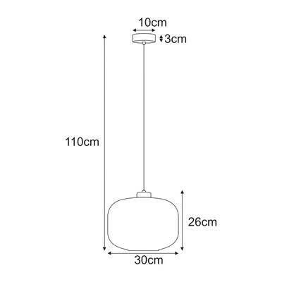 Lampa wisząca K-5651 z serii CLARK