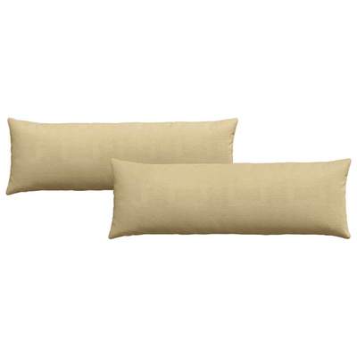 Poduszki na sofę 2 pcs Szary zielony 120 x 40 cm