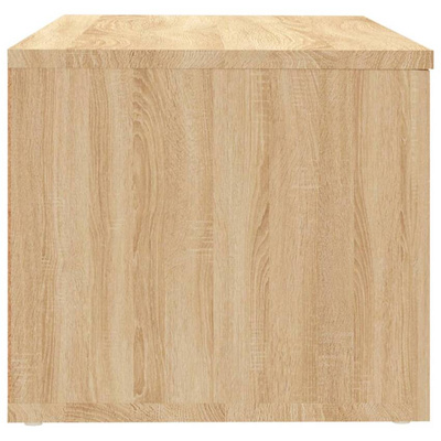 vidaXL Szafka pod TV, dąb sonoma, 80x34x30 cm, materiał drewnopochodny