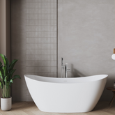 Bateria wannowa wolnostojąca Glamour chrom Invena