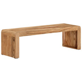 Stojak pod TV, 110x33x33 cm, lite drewno akacjowe