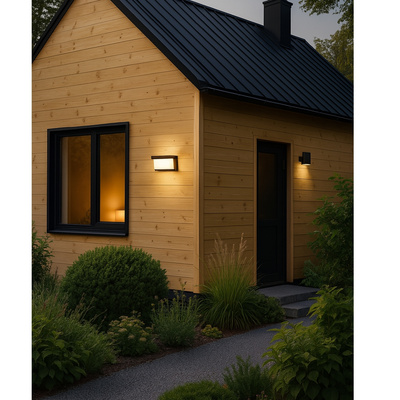 Kinkiet zewnętrzny Abigali Frizer1 IP65 E27 nowoczesny czarny