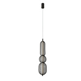 Lampa wisząca druciana PUMA z podłużnym kloszem 14 x 71 cm – designerskie oświetlenie salonu LED 3000K