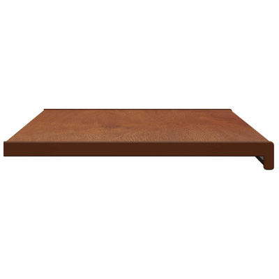 Parapet okienny Brązowe drewno 80 x 40 x 4,5 cm PVC