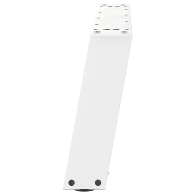 Nogi do stolika kawowego w kształcie litery U 2 szt. Białe 70x(30-31) cm Stal