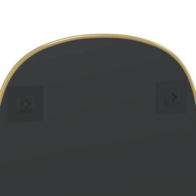 vidaXL Lustro ścienne, złote, 60x40 cm