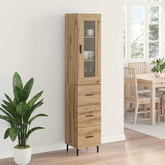 Highboard Dąb rzemieślniczy 34,5 x 34 x 180 cm