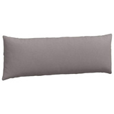 Poduszki na sofę 2 pcs Ciemnoszary 120 x 40 cm tkanina
