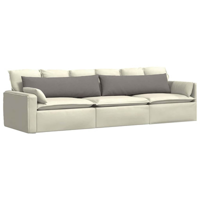 Poduszki na sofę 2 pcs Ciemnoszary 145 x 40 cm tkanina