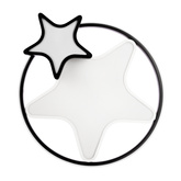 ASTRE lampa sufit. plafon brązowy+biały 36W LED 3000-6500K klosz biały z pilotem