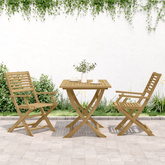 vidaXL Składane krzesła ogrodowe, 2 szt., 54,5x61,5x86,5 cm, akacja