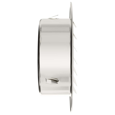Pokrywy wentylacyjne 4 pcs Srebrny 80 mm Stal nierdzewna