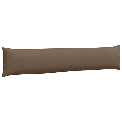 Poduszki na sofę 2 pcs Brązowy 200 x 40 cm tkanina
