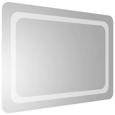 vidaXL Lustro łazienkowe z LED, 70x50 cm