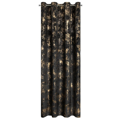 Zasłona Tonia czarna 140x250