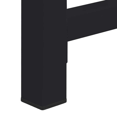 Podstawka na Pralkę 2 pcs Czarny 120 x 56 x 52 cm Stal