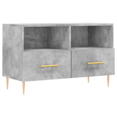 vidaXL Szafka pod TV, szarość betonu, 80x36x50 cm wariant 6
