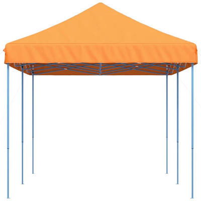 vidaXL Składany namiot imprezowy pop-up, pomarańczowy, 580x292x315 cm