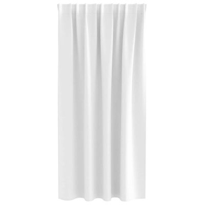 Firany blackout z kółkami 2 pcs Jasna biel 175 x 140 cm
