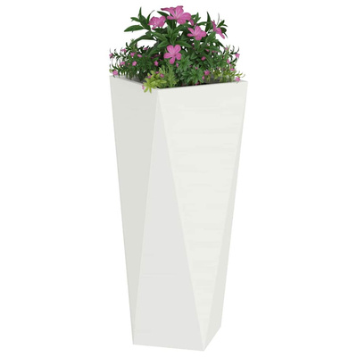 Donica Biały 30 x 30 x 75 cm Stal