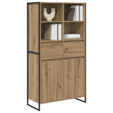 Bufet Dąb rzemieślniczy 81 x 36 x 150.5 cm Drewno inżynieryjne