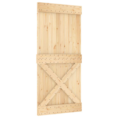 Drzwi Cross NARVIK 95x210cm Lite Drewno Sosnowe (Nieobrobione)