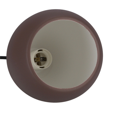 Lampa wisząca brązowa metal / drewno E27 Flen Ledea 50101261
