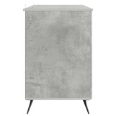 Biurko Betonowy szary 142,5 x 50 x 75 cm Drewno inżynieryjne