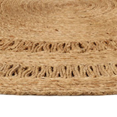 Ręcznie pleciony dywan z juty, 90 cm, okrągły vidaXL