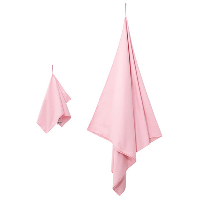 Zestaw Ręczników Sportowych 2 pcs Różowy tkanina