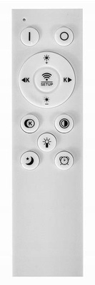 LAMPA DEKORACYJNA OKRĘGI 100W + PILOT CZARNA DL-J05 FIORE