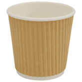 Papierowe kubki, 1000 szt., 4oz, 100ml, brązowy