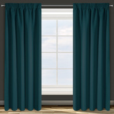 Zasłona Parisa ciemnoturkusowa 140x270