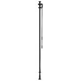 vidaXL Roleta zewnętrzna, żółto-biała, 100x270 cm, tkanina i stal