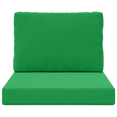 Poduszka do sofy na zewnątrz 2 pcs Zielony Poliester
